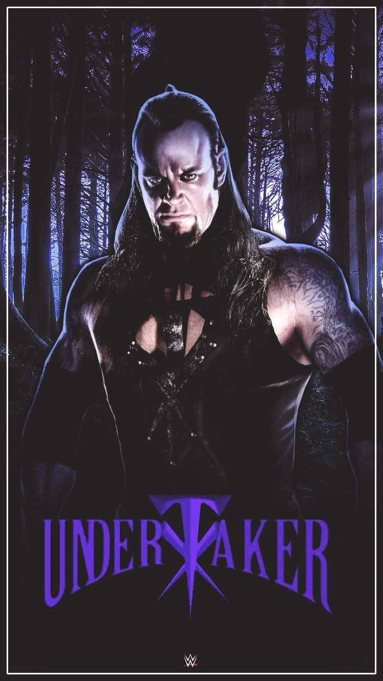 The Undertaker, forest, purple lighting, HD Phone Wallpaper