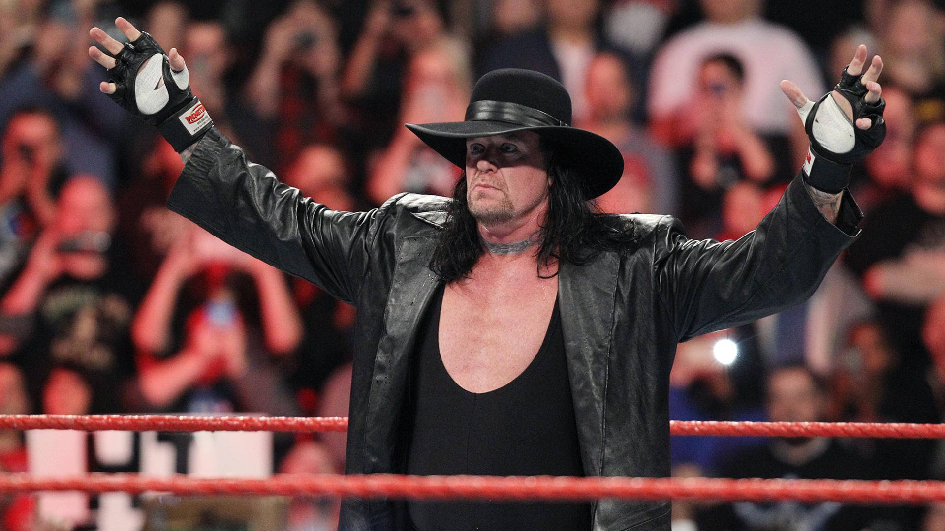 The Undertaker, wrestling ring, black hat, Full HD Desktop Wallpaper