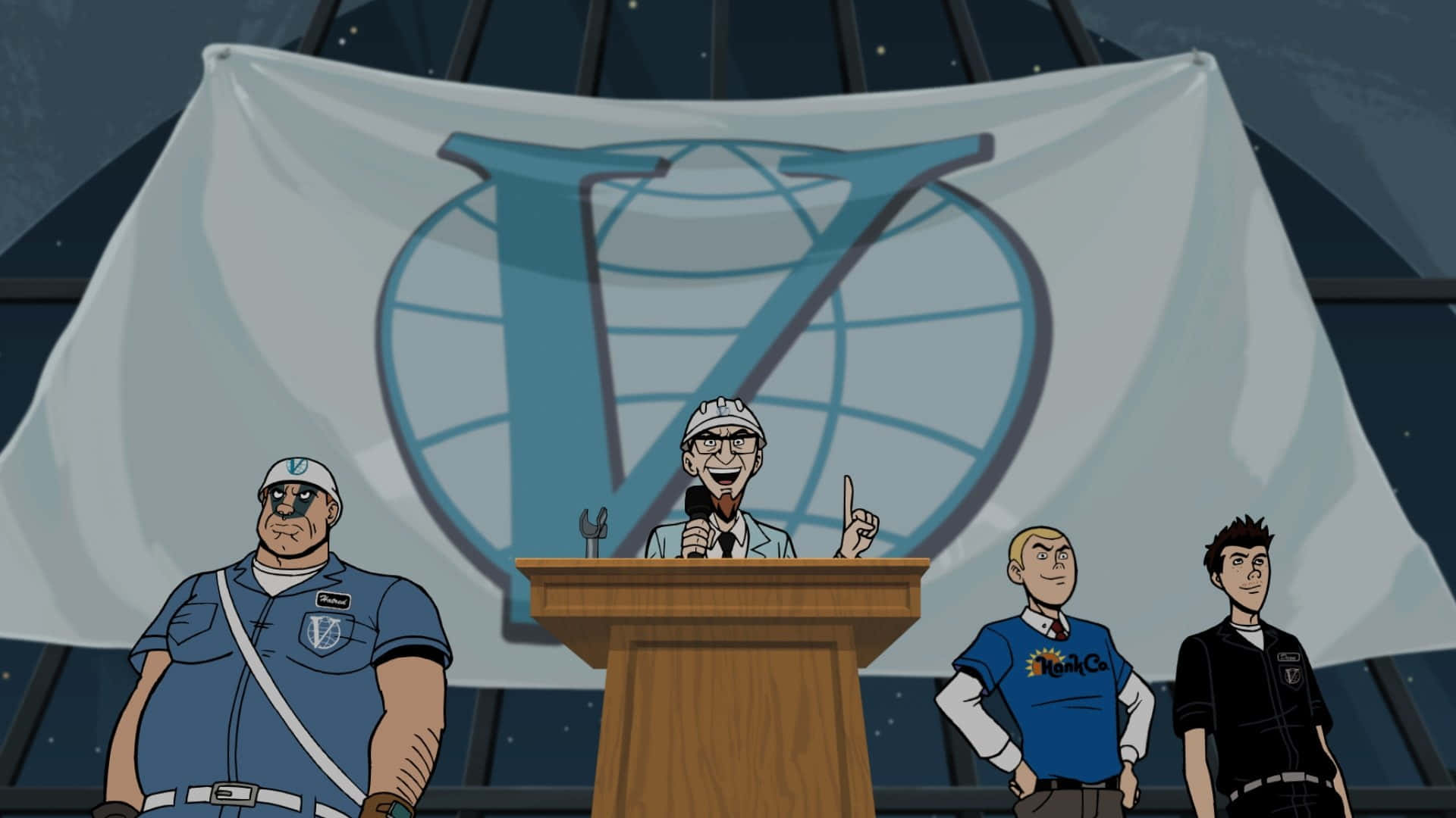 The Venture Bros, lab coat, podium, Full HD Desktop Wallpaper