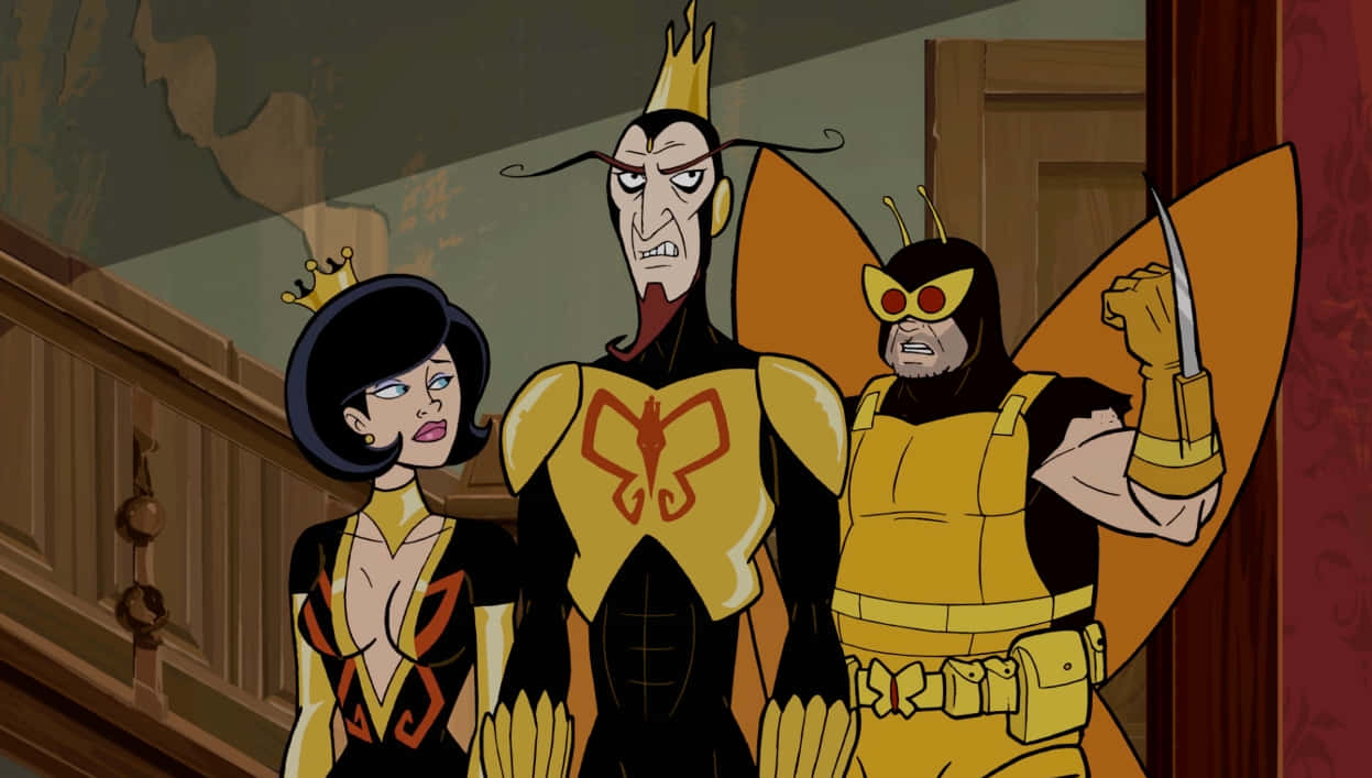 The Venture Bros, villains, yellow and black costumes, SD Desktop Wallpaper