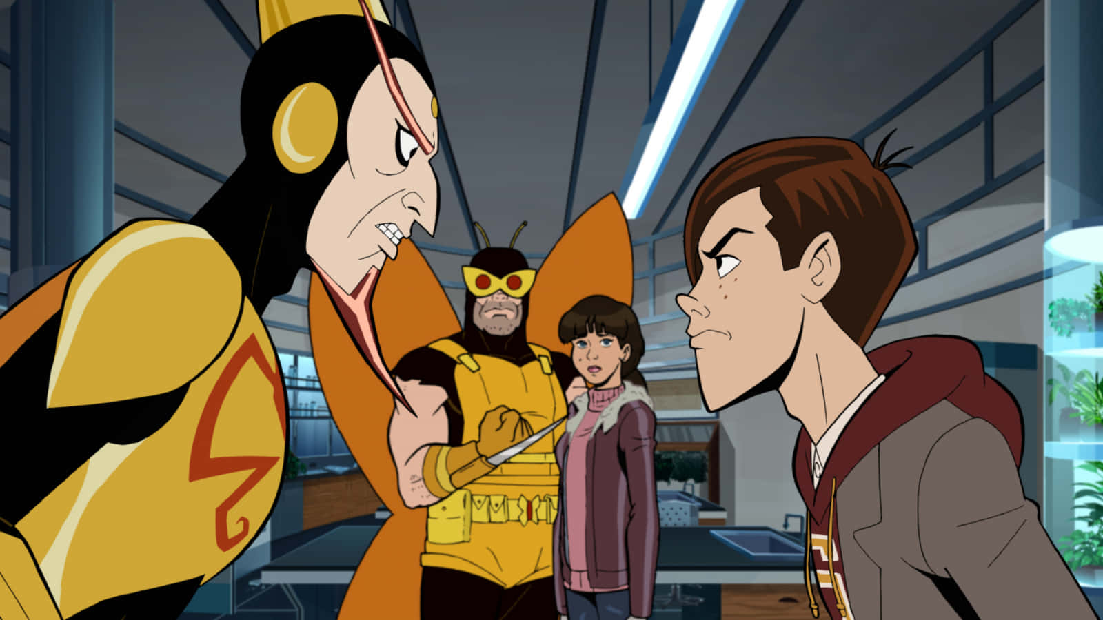 The Venture Bros, confrontation, high-tech lab, HD Desktop Wallpaper