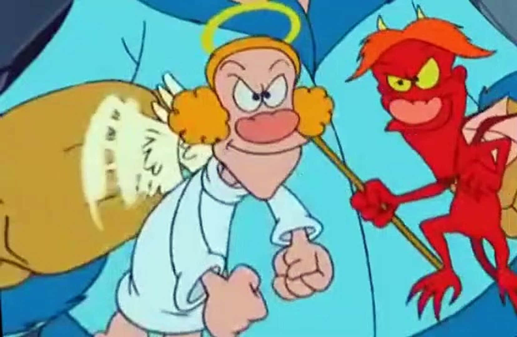 The Wacky World Of Tex Avery, cartoon angel, devil, HD Desktop Wallpaper