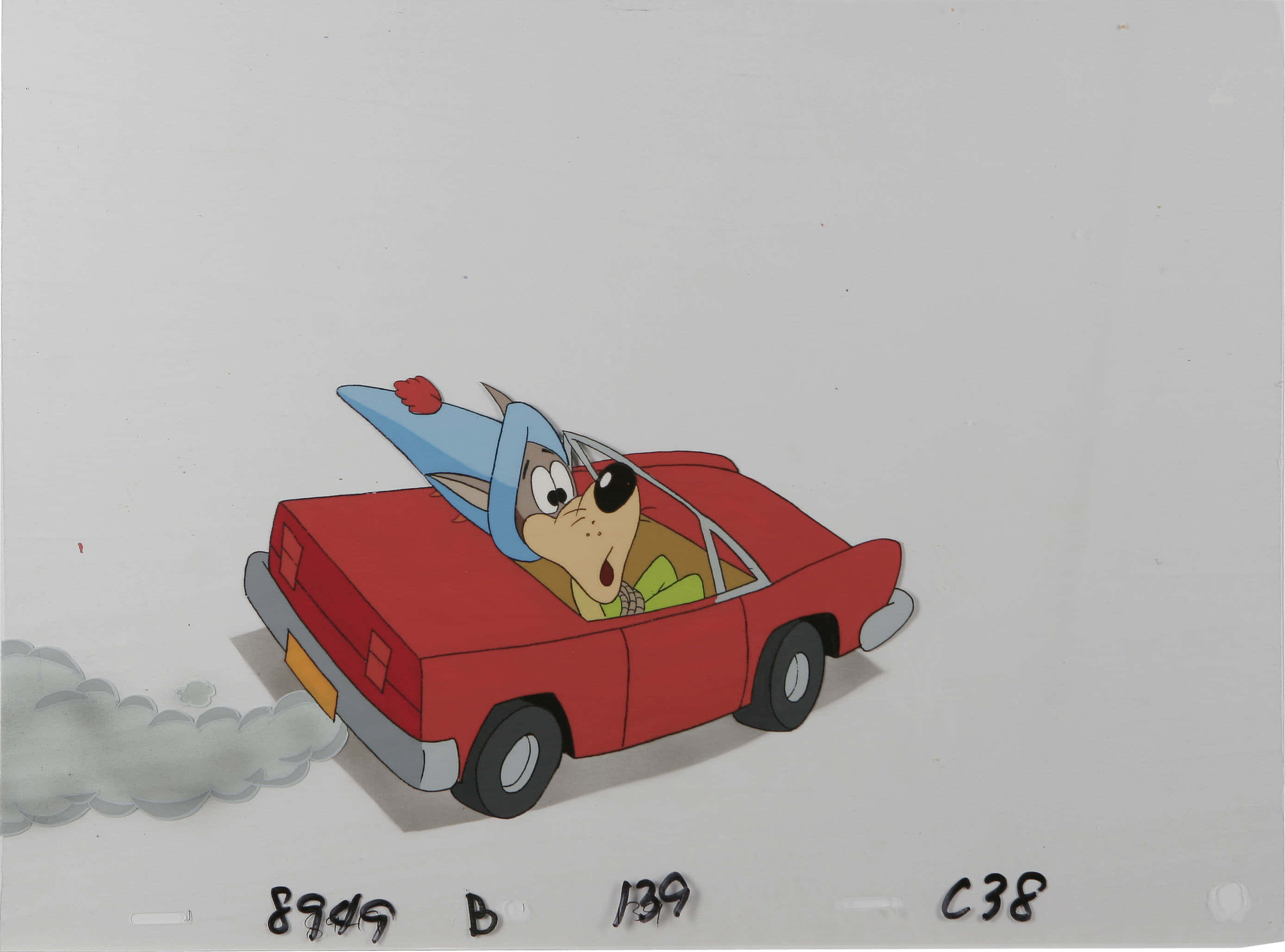 The Wacky World of Tex Avery, cartoon wolf, blue hat, 2K Desktop Wallpaper