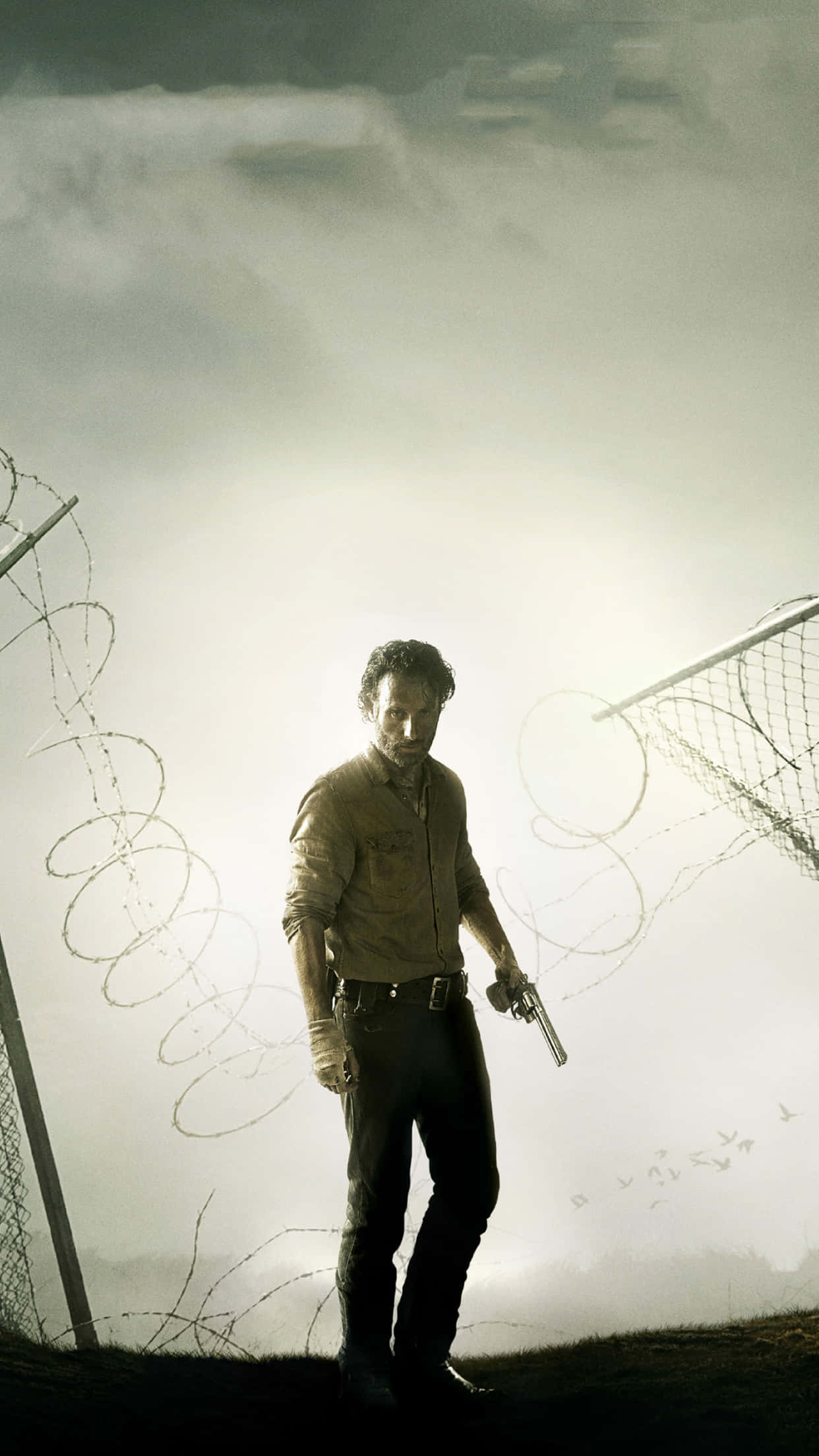 The Walking Dead, iPhone, man, Full HD Phone Wallpaper