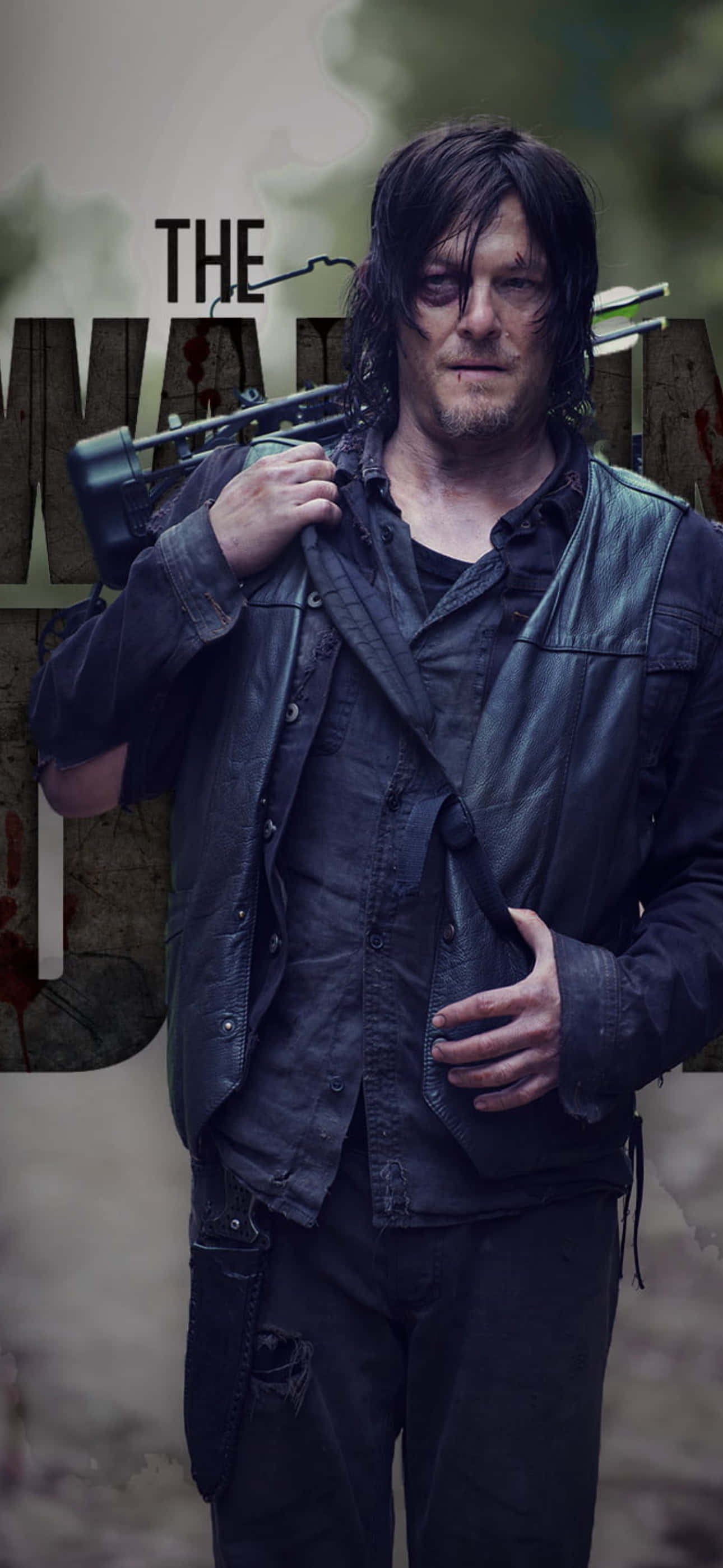 The Walking Dead, iPhone, crossbow, 2K Phone Wallpaper