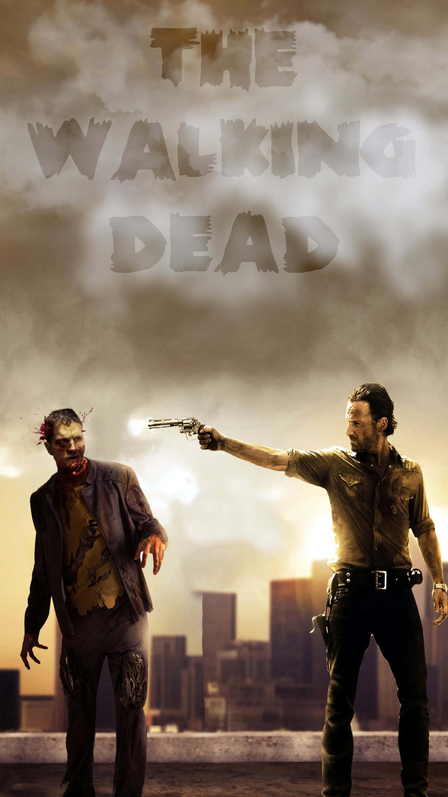 The Walking Dead, iPhone, zombie, 2K Phone Wallpaper