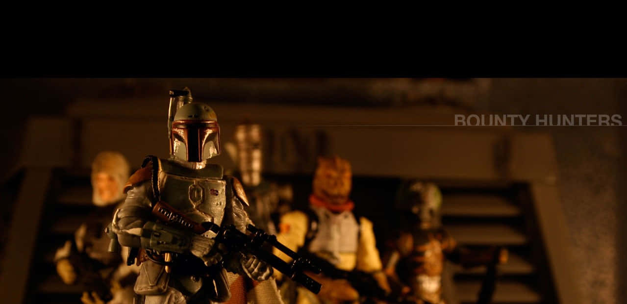 The War Of The Bounty Hunters, bounty hunter action figure, detailed armor, SD Desktop Wallpaper