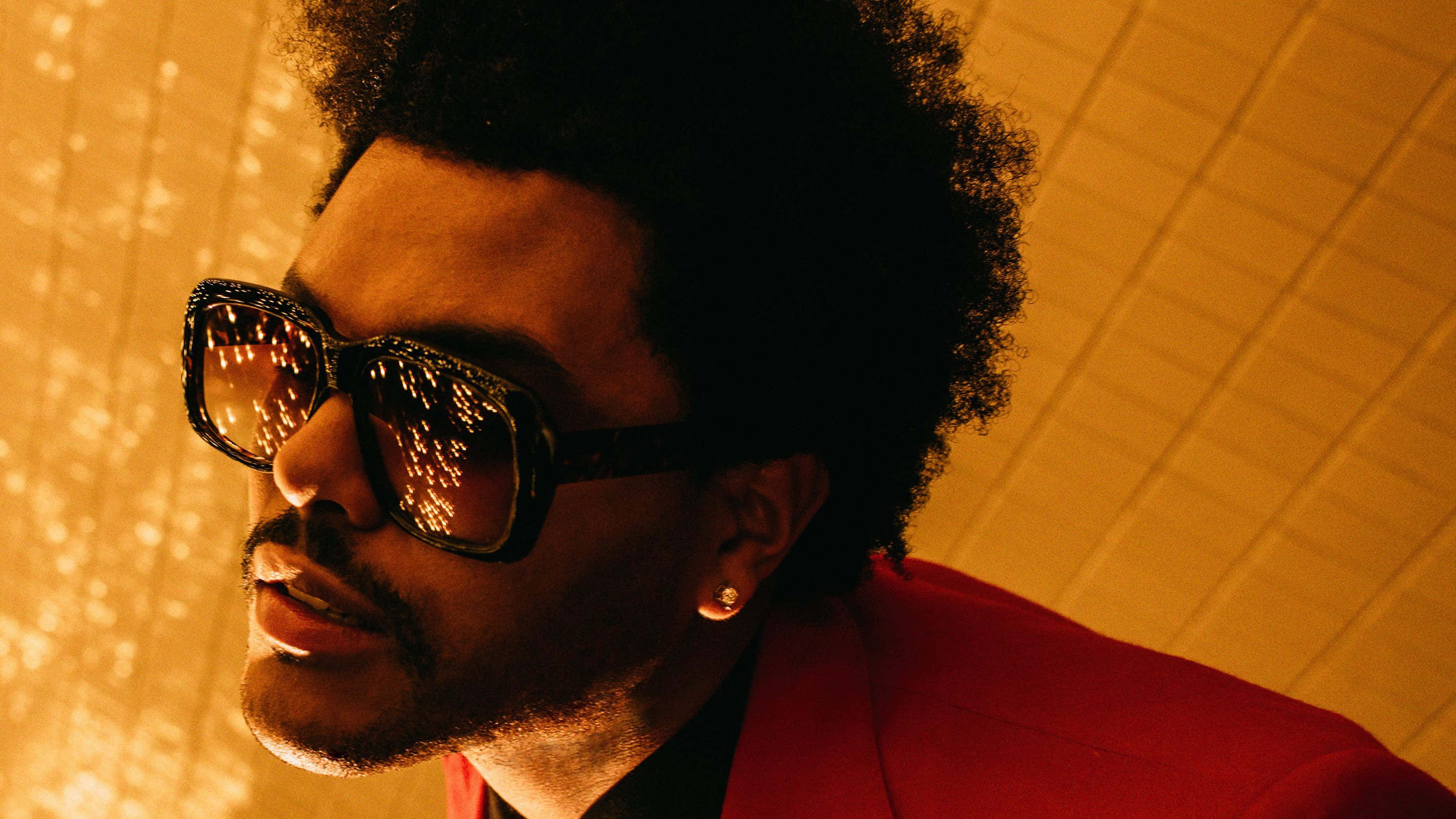 The Weeknd, After Hours, red blazer, 2K Desktop Wallpaper