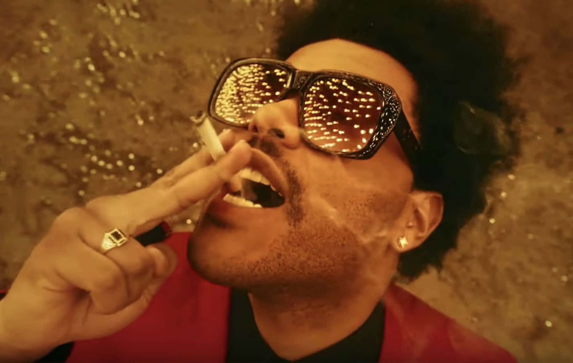 The Weeknd, After Hours, afro hair, Full HD Desktop Wallpaper