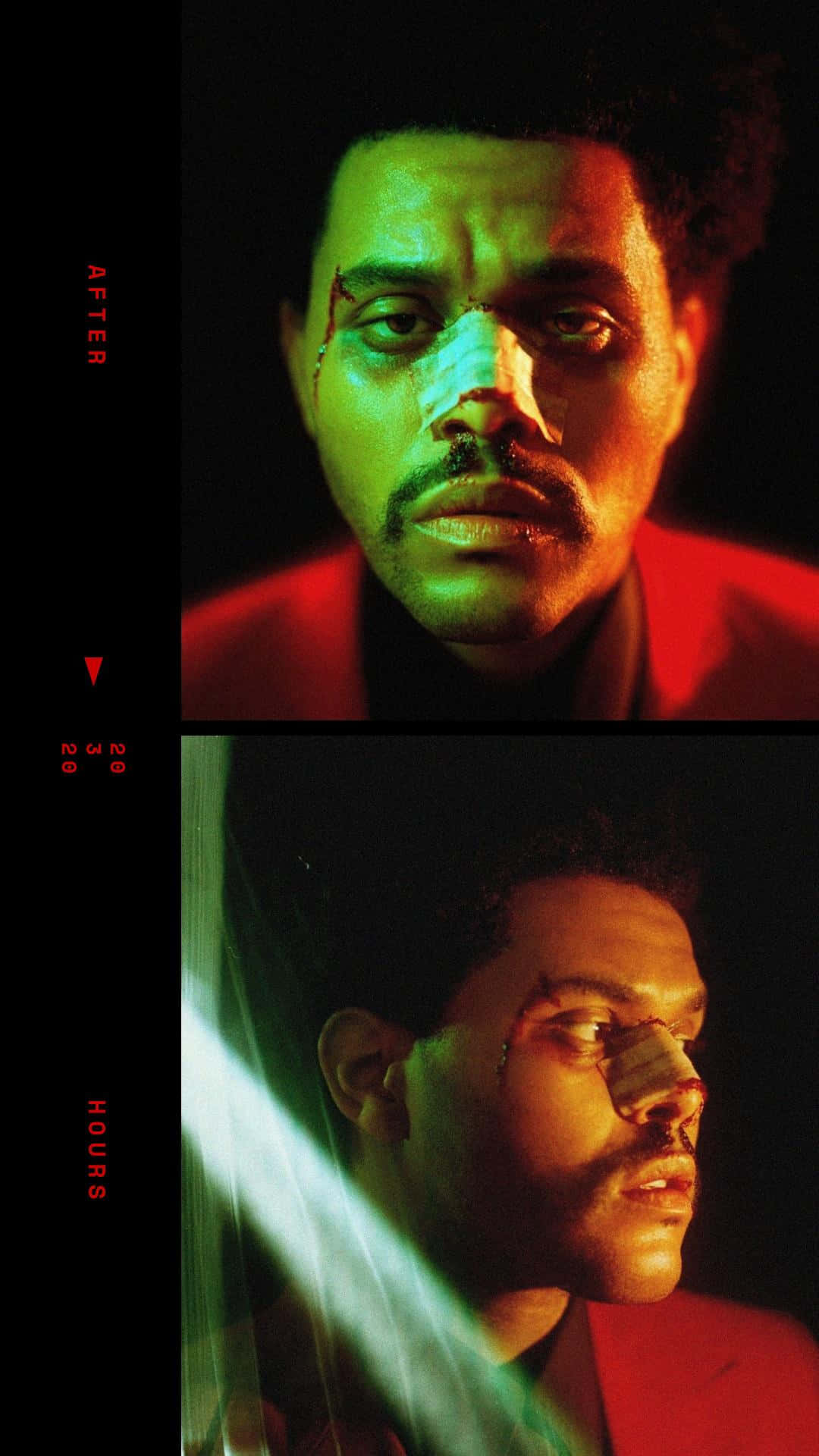 The Weeknd, After Hours, album cover, Full HD Phone Wallpaper