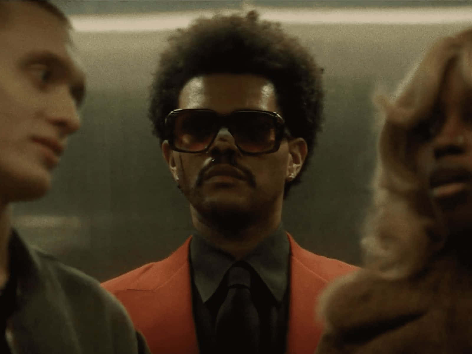 The Weeknd, After Hours, orange suit, HD Desktop Wallpaper