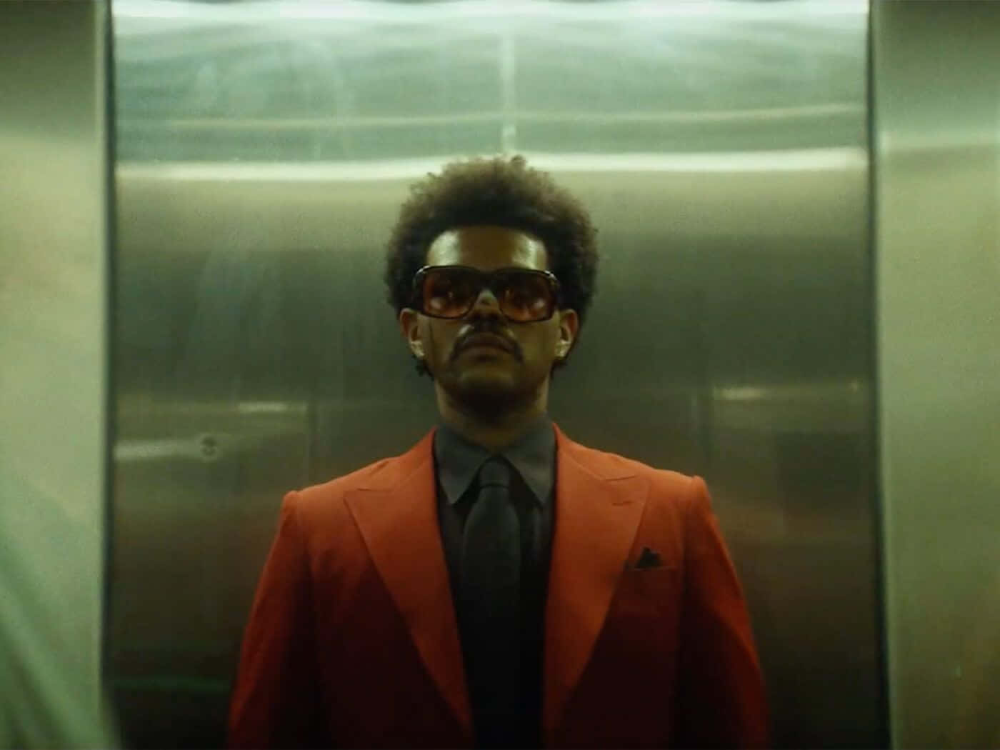 The Weeknd, After Hours, orange suit, HD Desktop Wallpaper