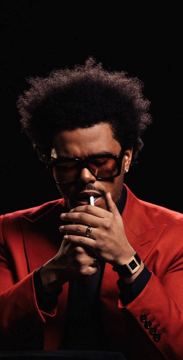 The Weeknd, afro hair, sunglasses, HD Phone Wallpaper