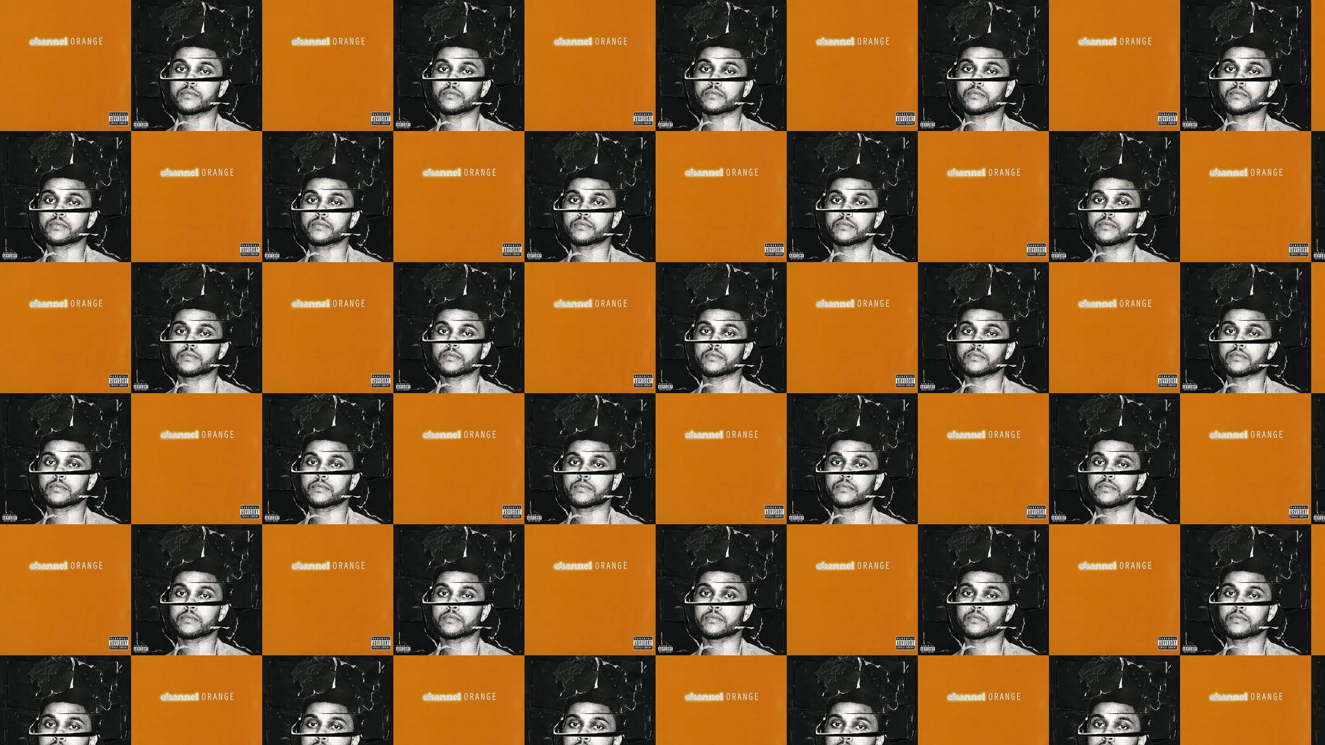 The Weeknd, channel ORANGE, black and white album art, Full HD Desktop Wallpaper