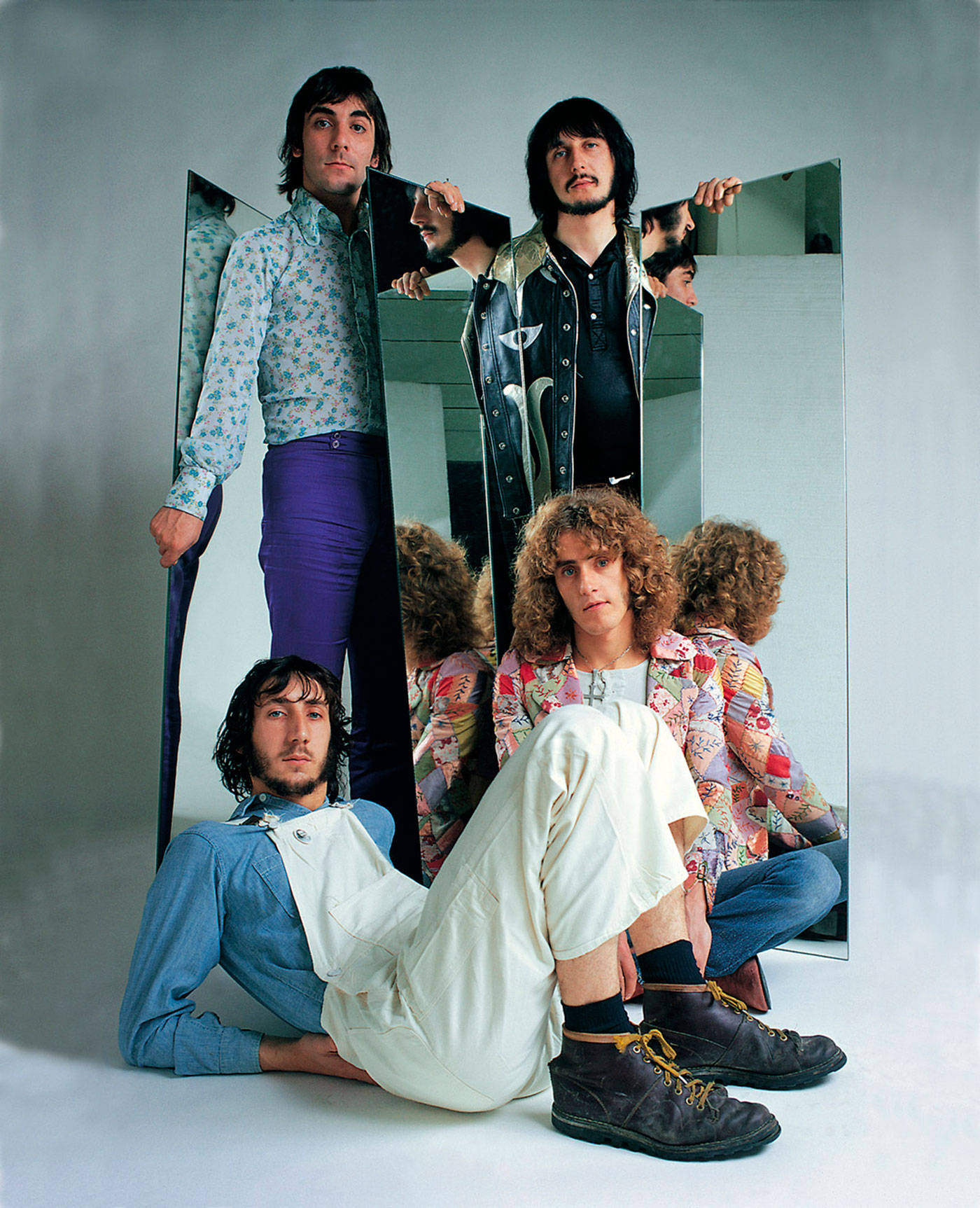 The Who, 1970s fashion, fragmented mirrors, HD Phone Wallpaper