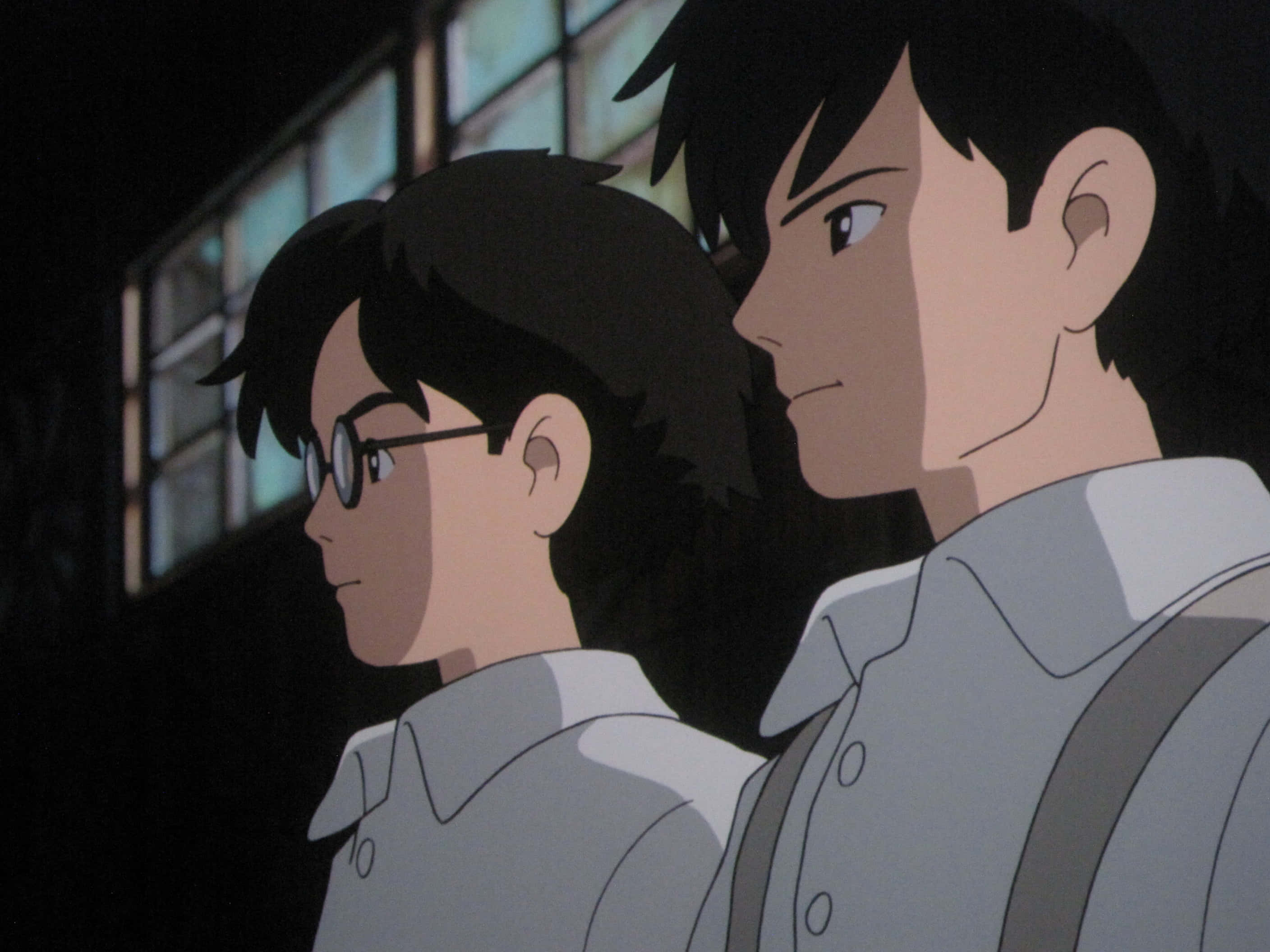 The Wind Rises, anime boys, school uniforms, 2K Desktop Wallpaper