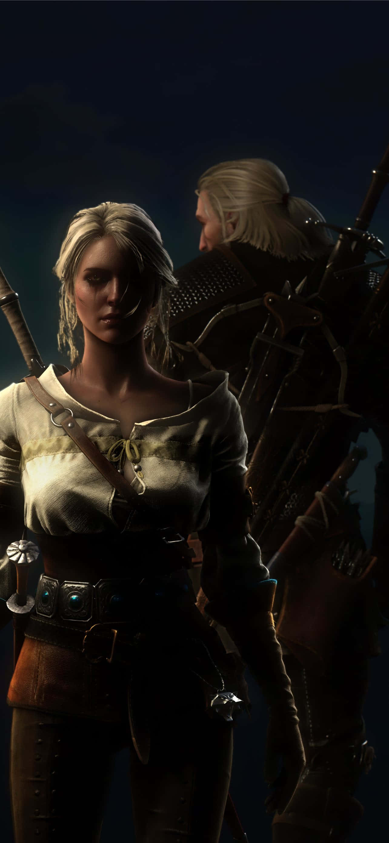 The Witcher 3: Wild Hunt, iOS 3, 1284 x 2778, 2K Phone Wallpaper
