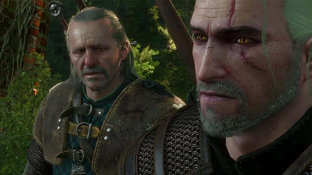 The Witcher Characters, fantasy warriors, detailed armor, HD Desktop Wallpaper