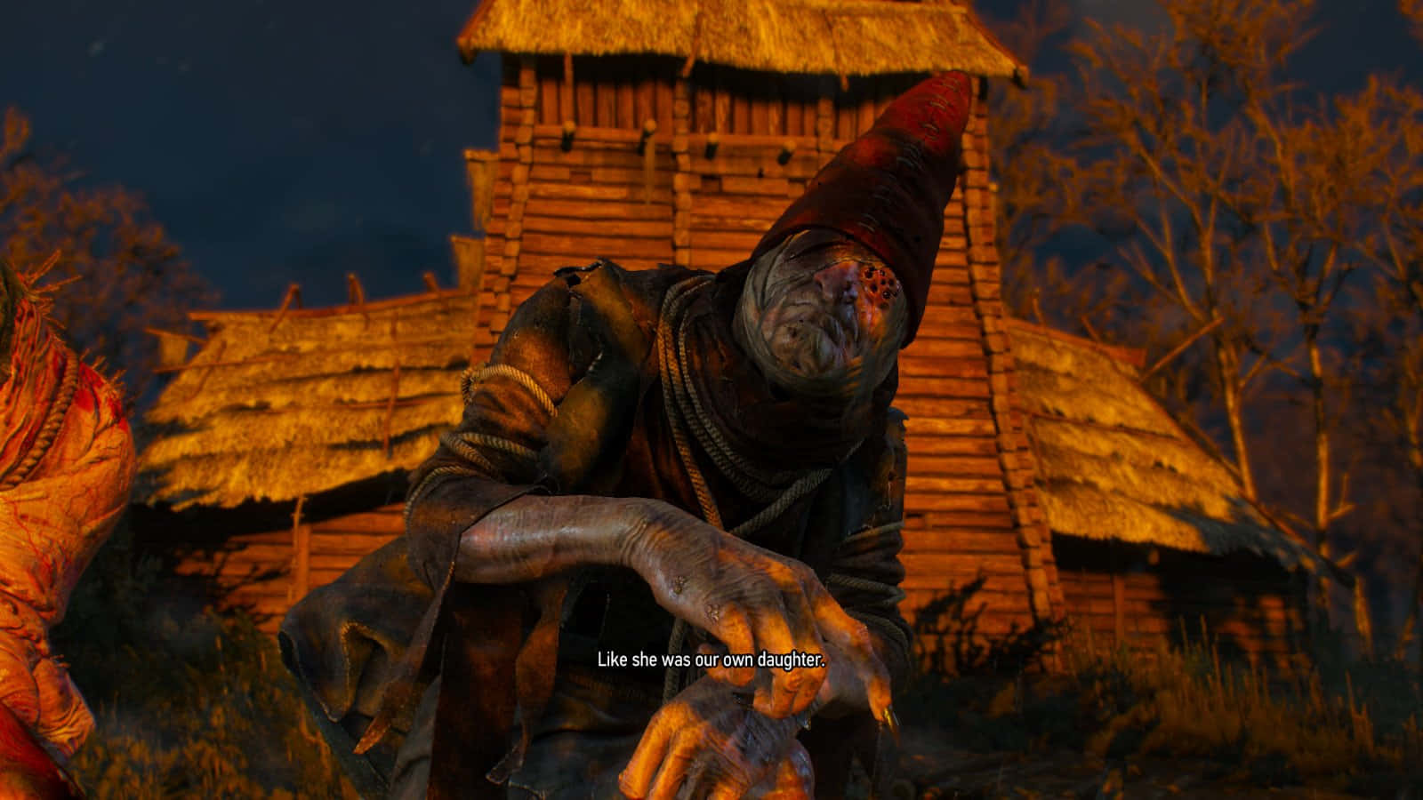 The Witcher 3, Crones, twilight sky, HD Desktop Wallpaper