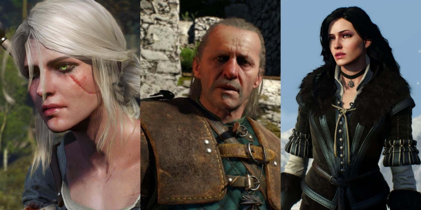 The Witcher, video game series, characters, HD Desktop Wallpaper