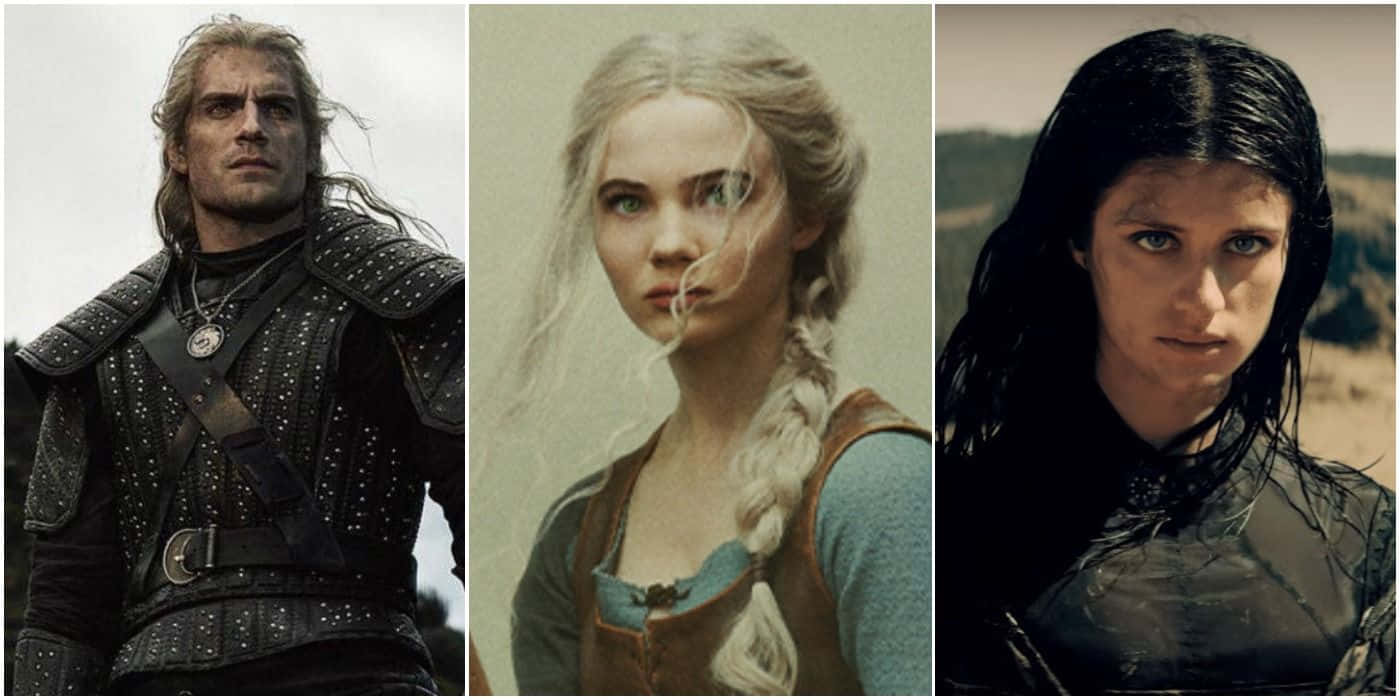 The Witcher, fantasy characters, detailed costumes, HD Desktop Wallpaper