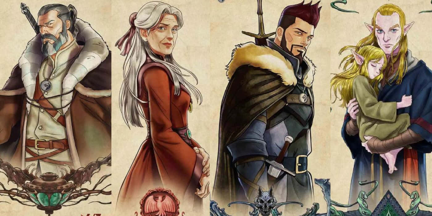 The Witcher, fantasy characters, swords, HD Desktop Wallpaper