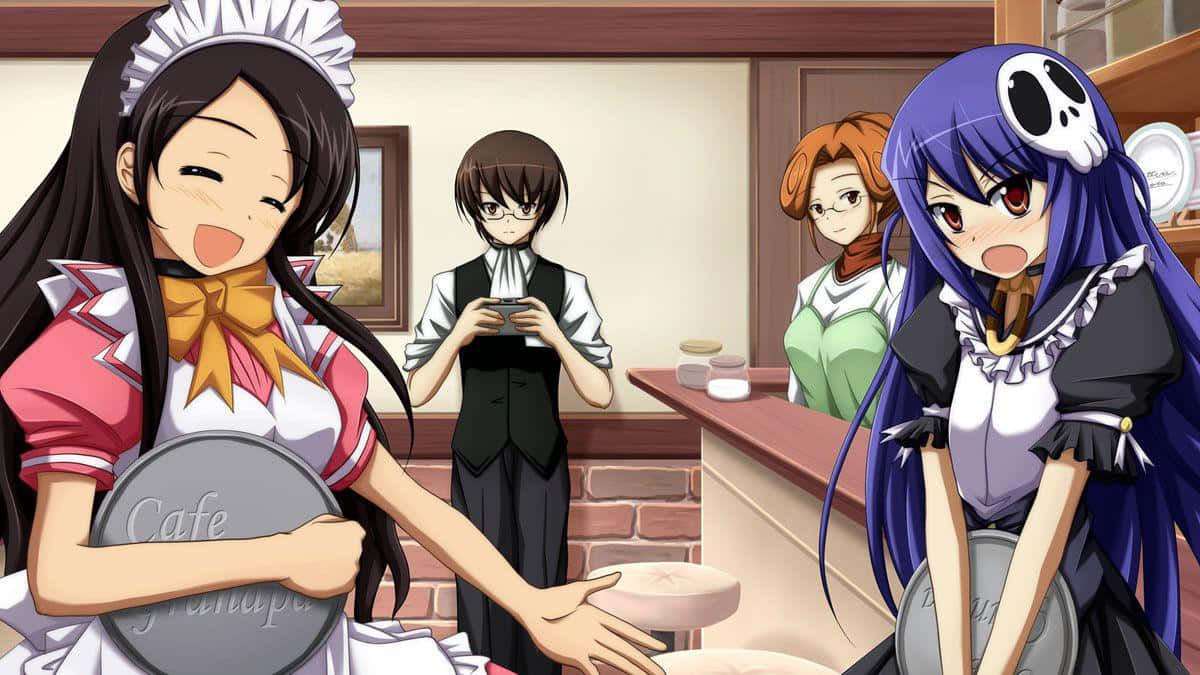 The World God Only Knows, kitchen, maid, SD Desktop Wallpaper