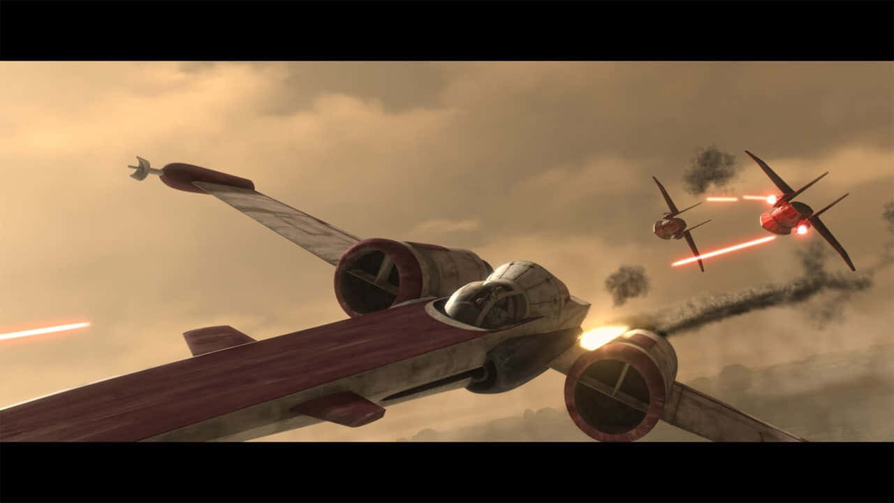 Z-95 Headhunter, starfighters, dusty sky, HD Desktop Wallpaper