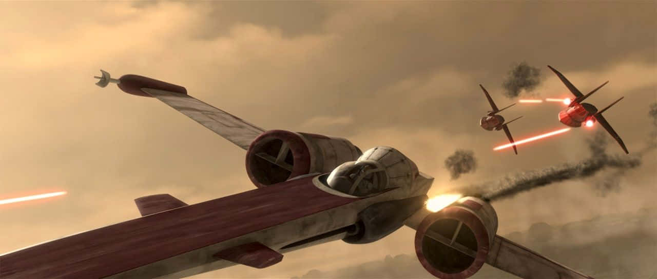 Z-95 Headhunter, starfighters, dusty sky, HD Desktop Wallpaper
