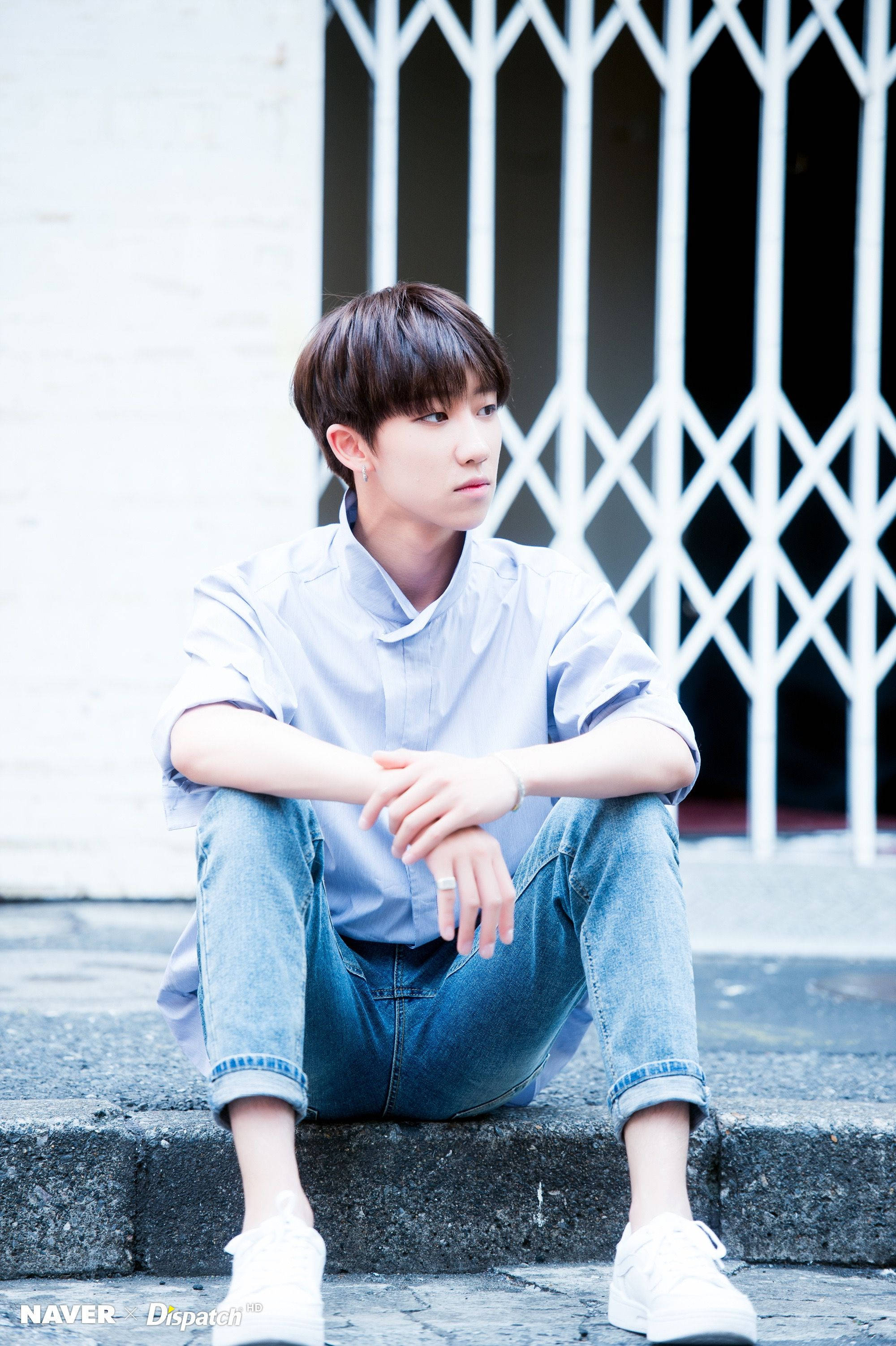 The8, bowl cut hair, light blue shirt, 2K Phone Wallpaper