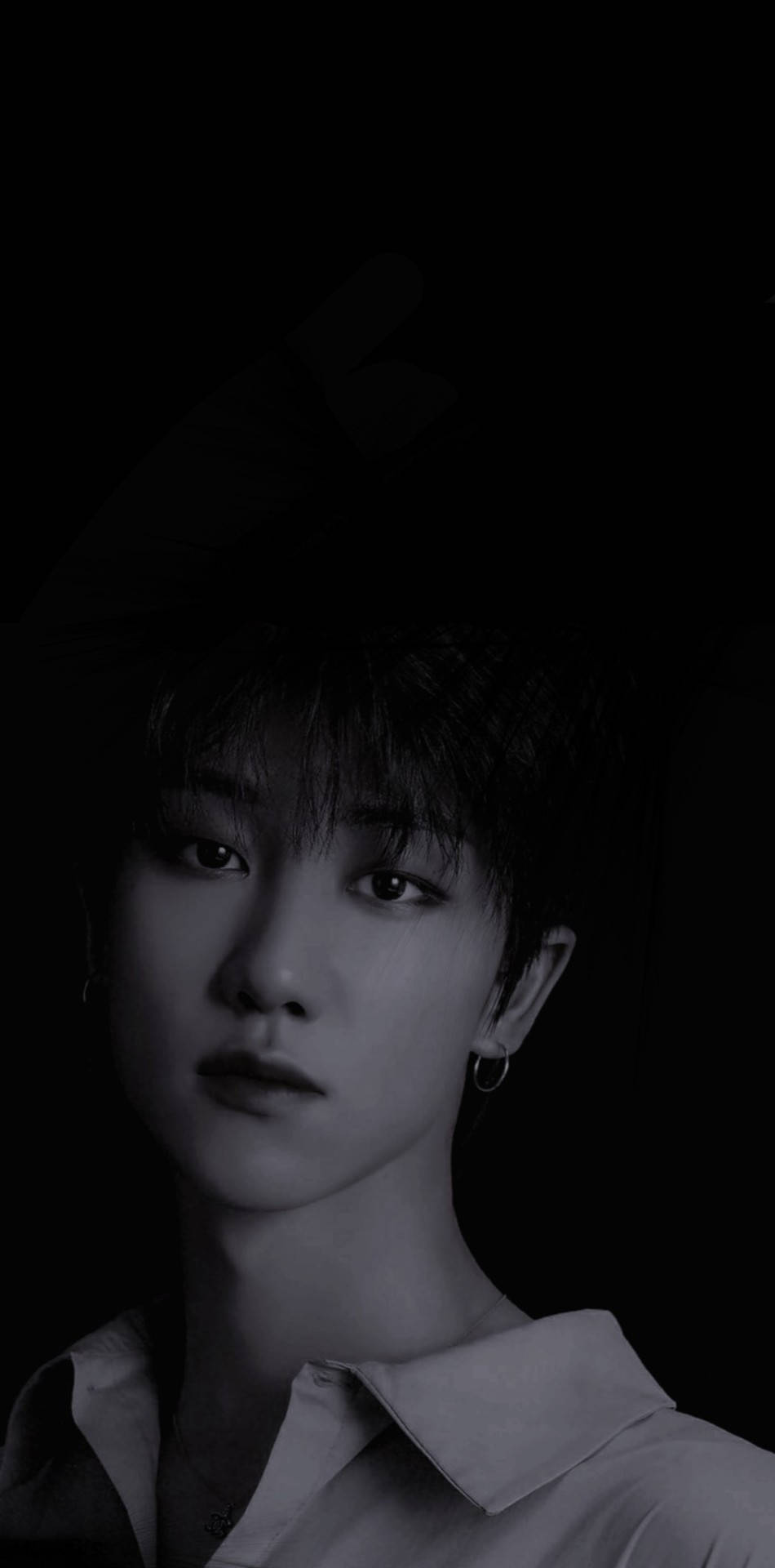 The8, black and white, short hair, Full HD Phone Wallpaper