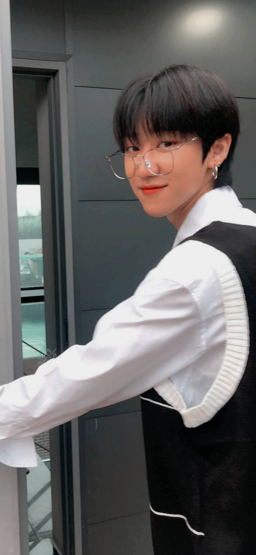 The8, glasses, white shirt, Full HD Phone Wallpaper