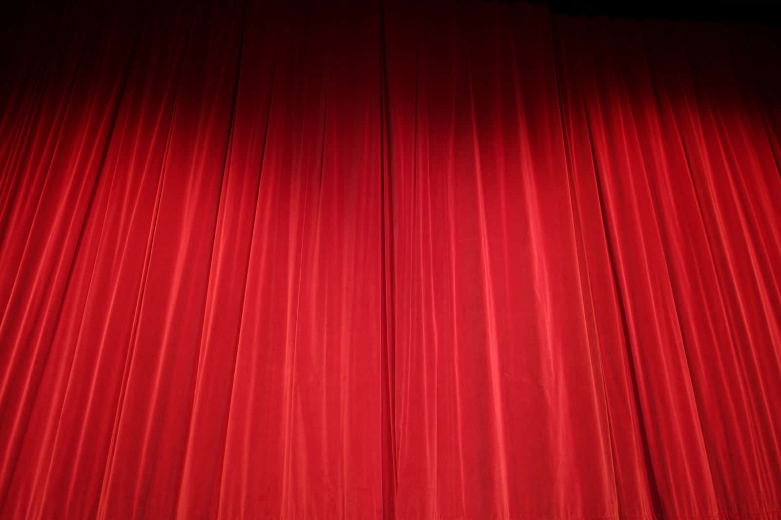 bright red, theater curtains, velvet, HD Desktop Wallpaper