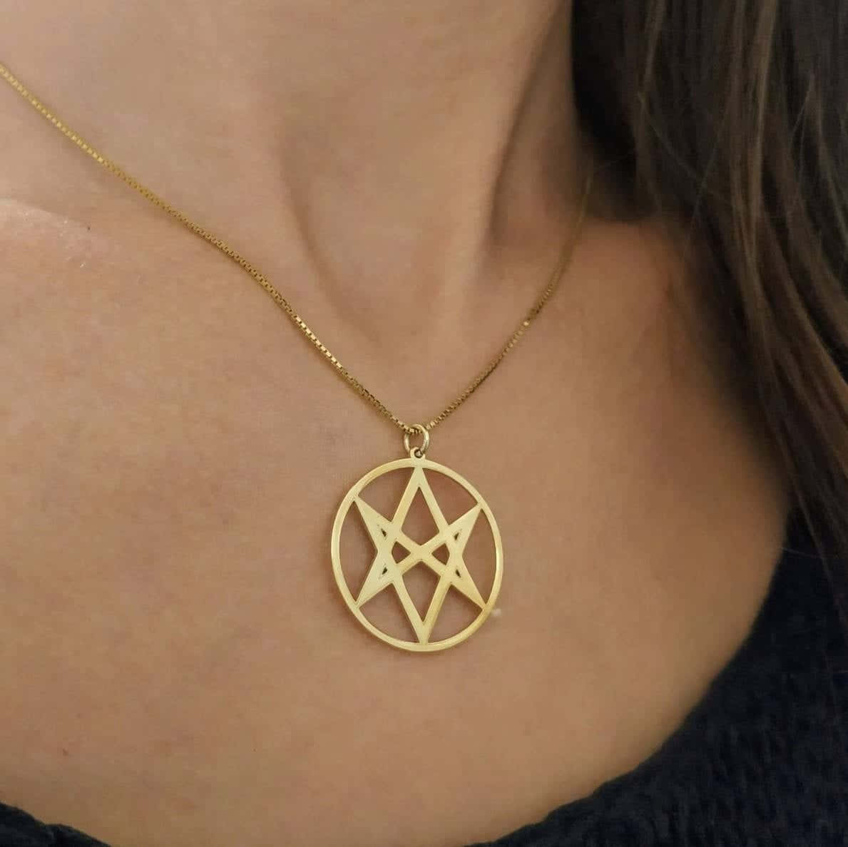 Thelema, unicursal hexagram, ouroboros, SD Desktop Wallpaper