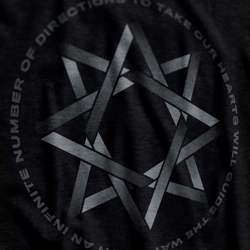 Thelema, galaxy background, dark t-shirt, SD Desktop Wallpaper