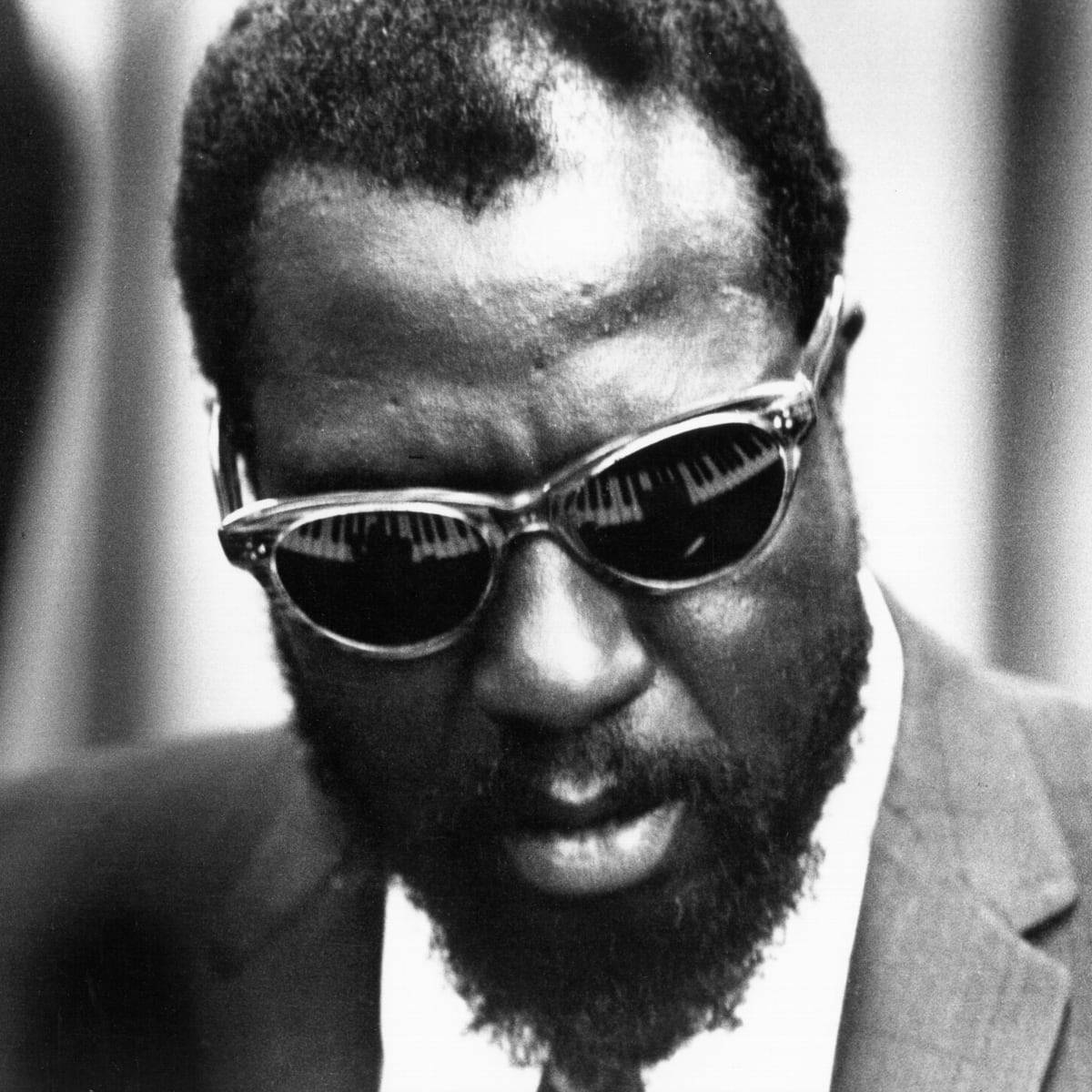 Thelonious Monk, sunglasses, piano keys, SD Desktop Wallpaper