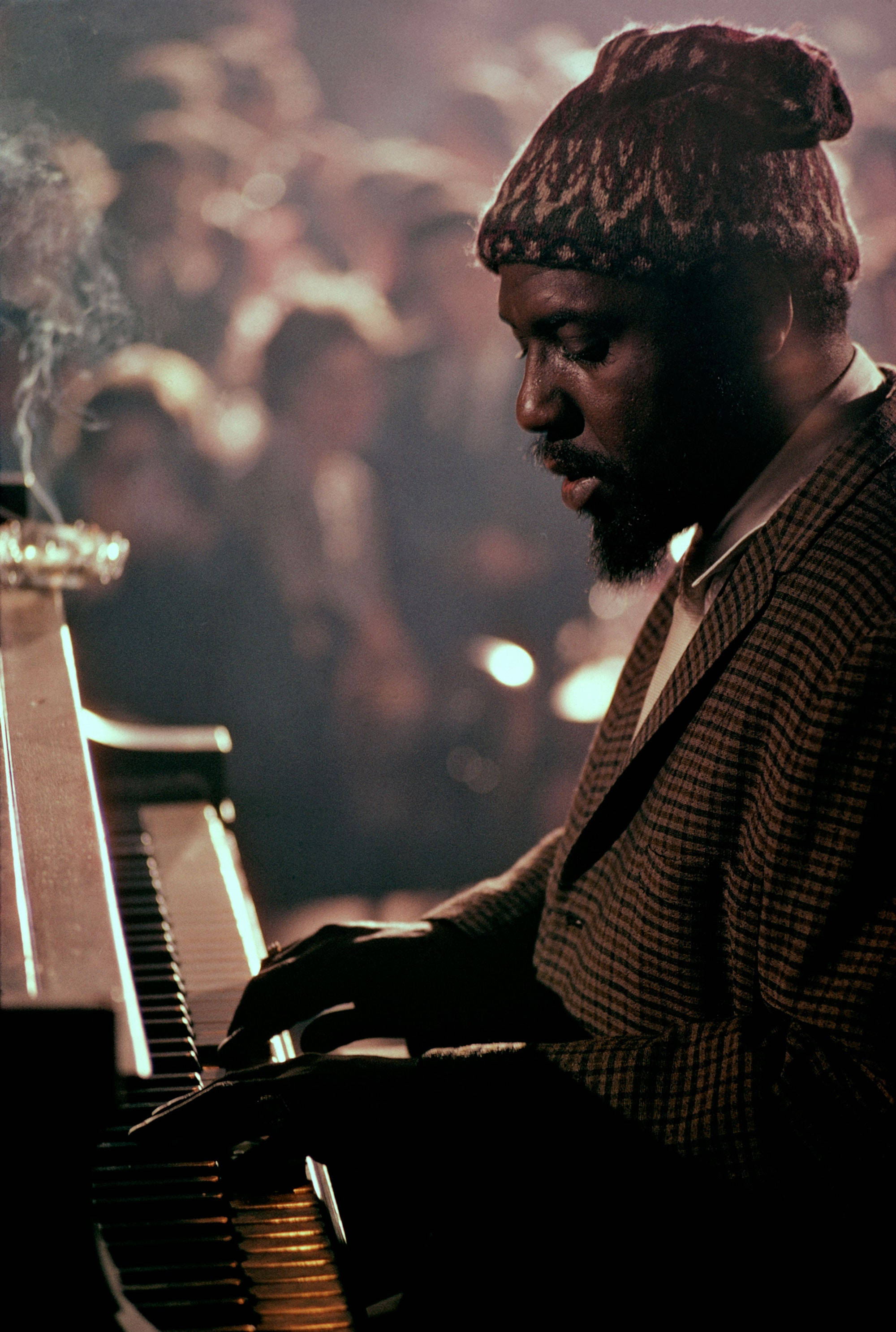 Thelonious Monk, jazz pianist, knit cap, 2K Phone Wallpaper