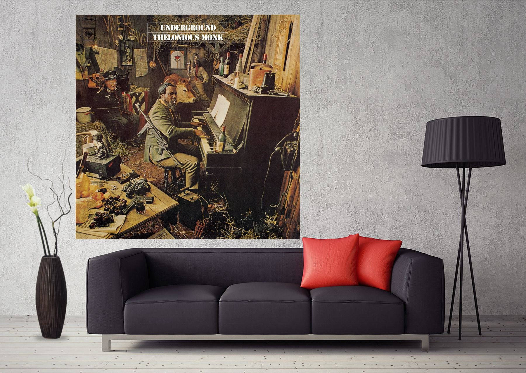 Thelonious Monk, piano, cluttered attic, HD Desktop Wallpaper