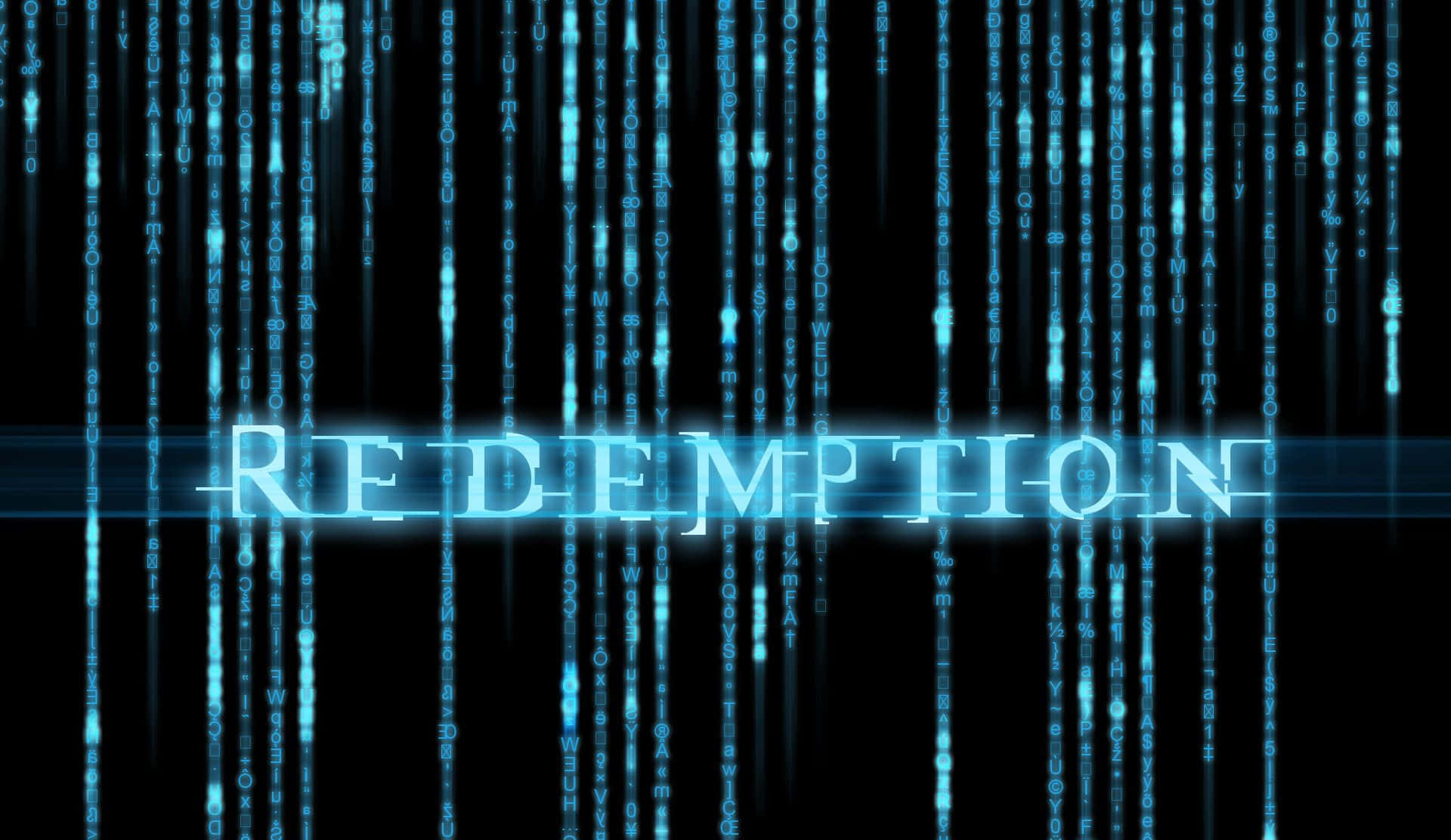 Theology, redemption, blue digital font, Full HD Desktop Wallpaper