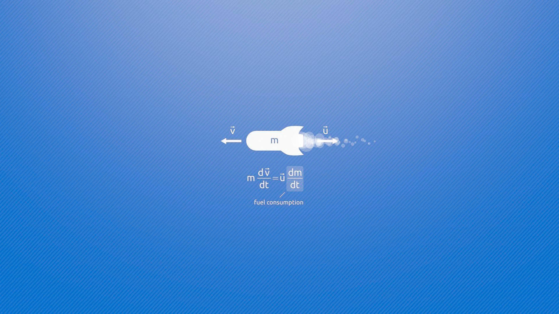 Theoretical Physics, rocket, mathematical equations, Full HD Desktop Wallpaper