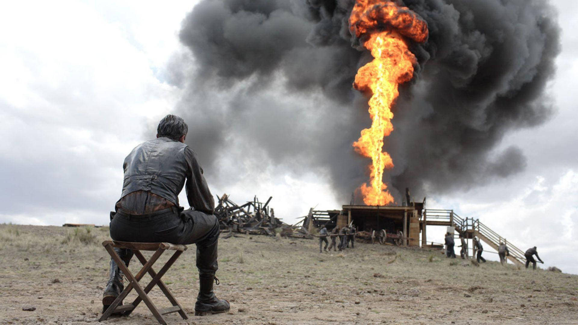 There Will Be Blood, fiery explosion, wooden structure, Full HD Desktop Wallpaper