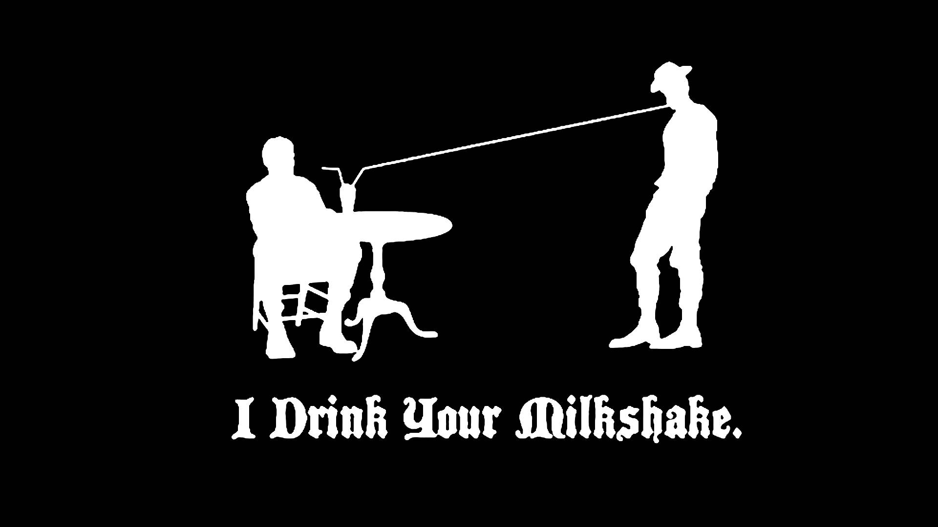 There Will Be Blood, milkshake, long straw, Full HD Desktop Wallpaper