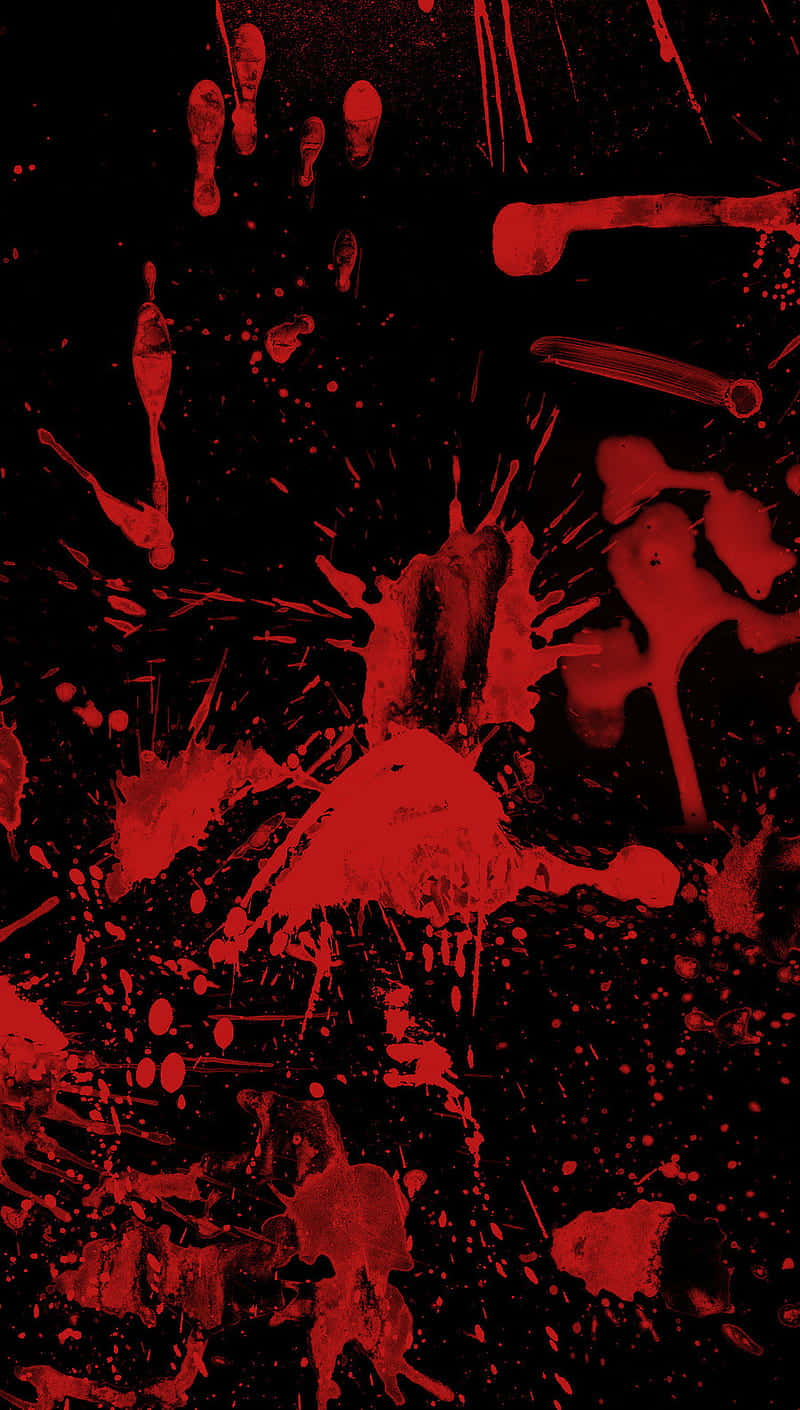 blood aesthetic, vivid red, black background, HD Phone Wallpaper