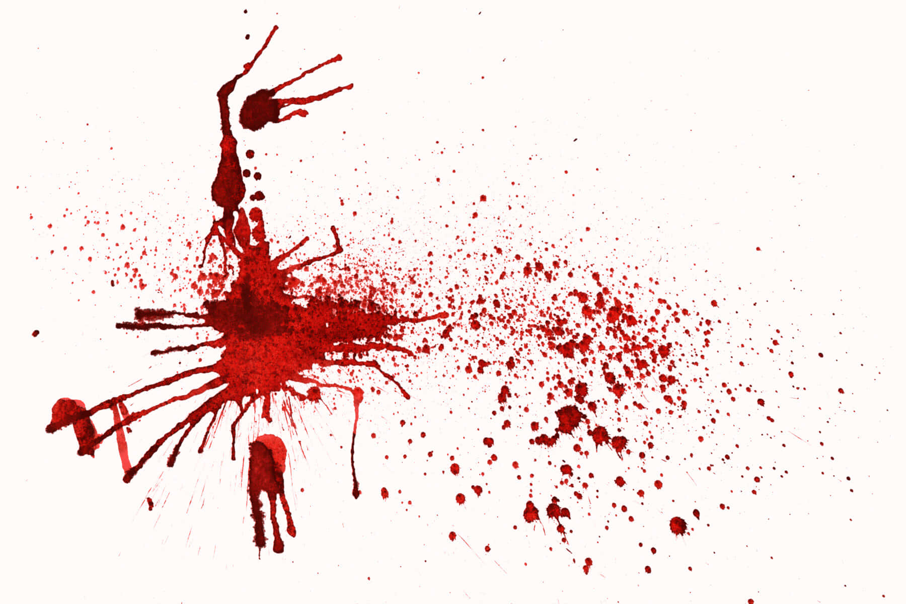 blood aesthetic, vivid red, paint splatters, HD Desktop Wallpaper
