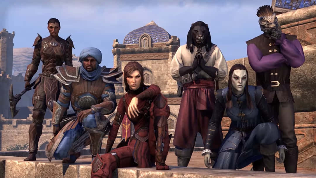 Thieves Guild, fantasy adventurers, detailed armor, SD Desktop Wallpaper