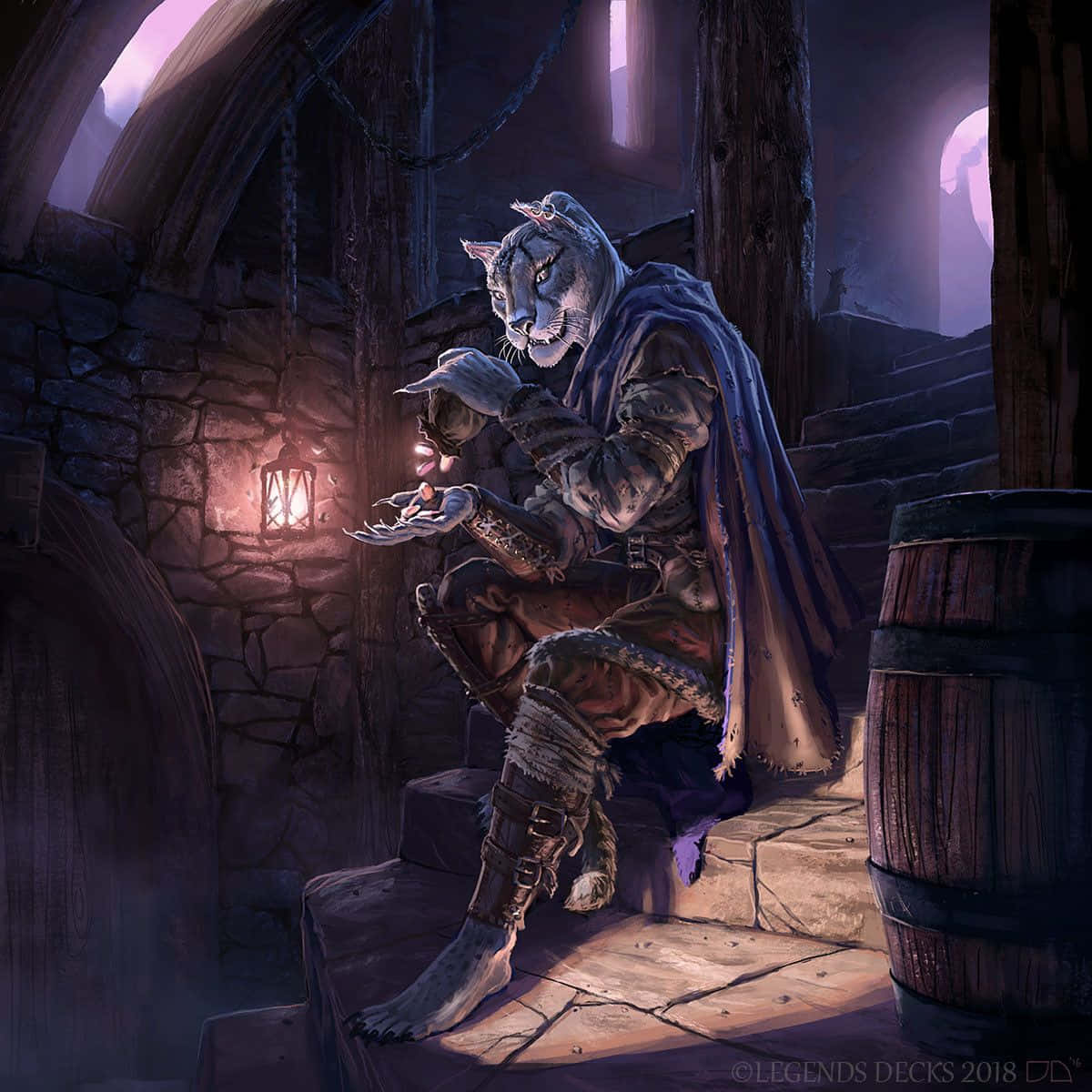 Thieves Guild, feline warrior, armor, SD Desktop Wallpaper