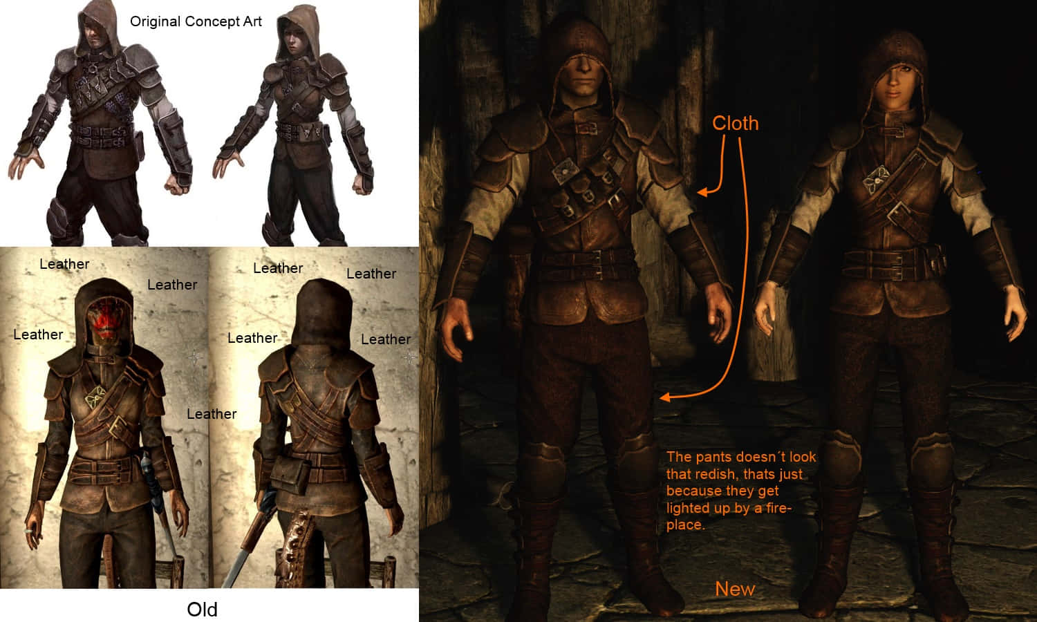 Thieves Guild, hooded armored character, leather and cloth variations, HD Desktop Wallpaper