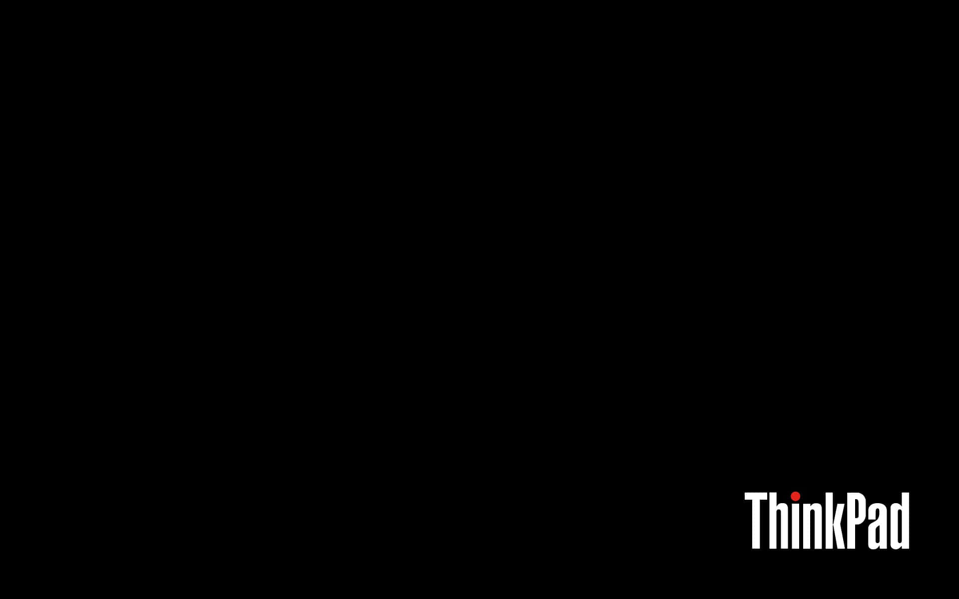 ThinkPad, white and red ThinkPad logo, black background, Full HD Desktop Wallpaper