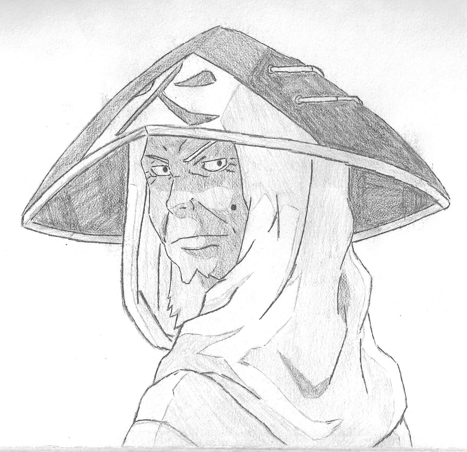 Third Hokage, wide-brimmed hat, hood, HD Desktop Wallpaper