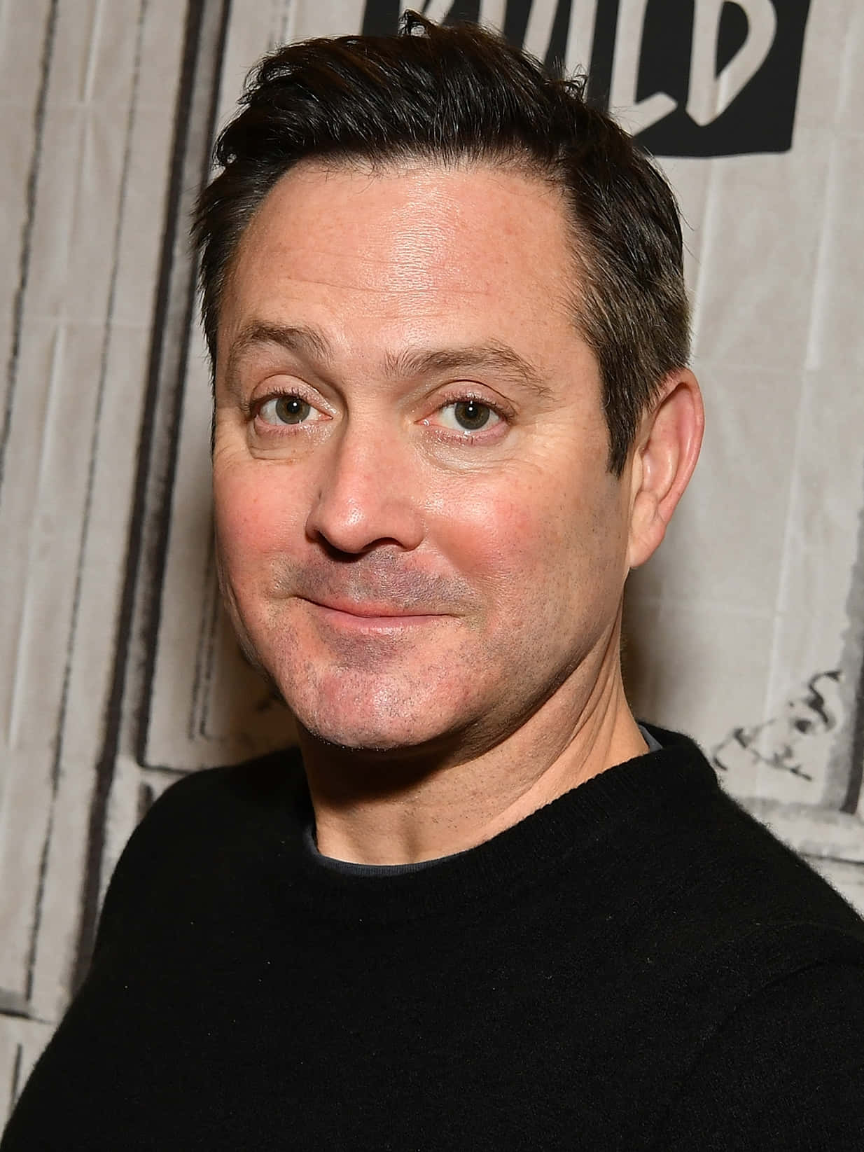 Thomas Lennon, black sweater, dark hair, HD Phone Wallpaper